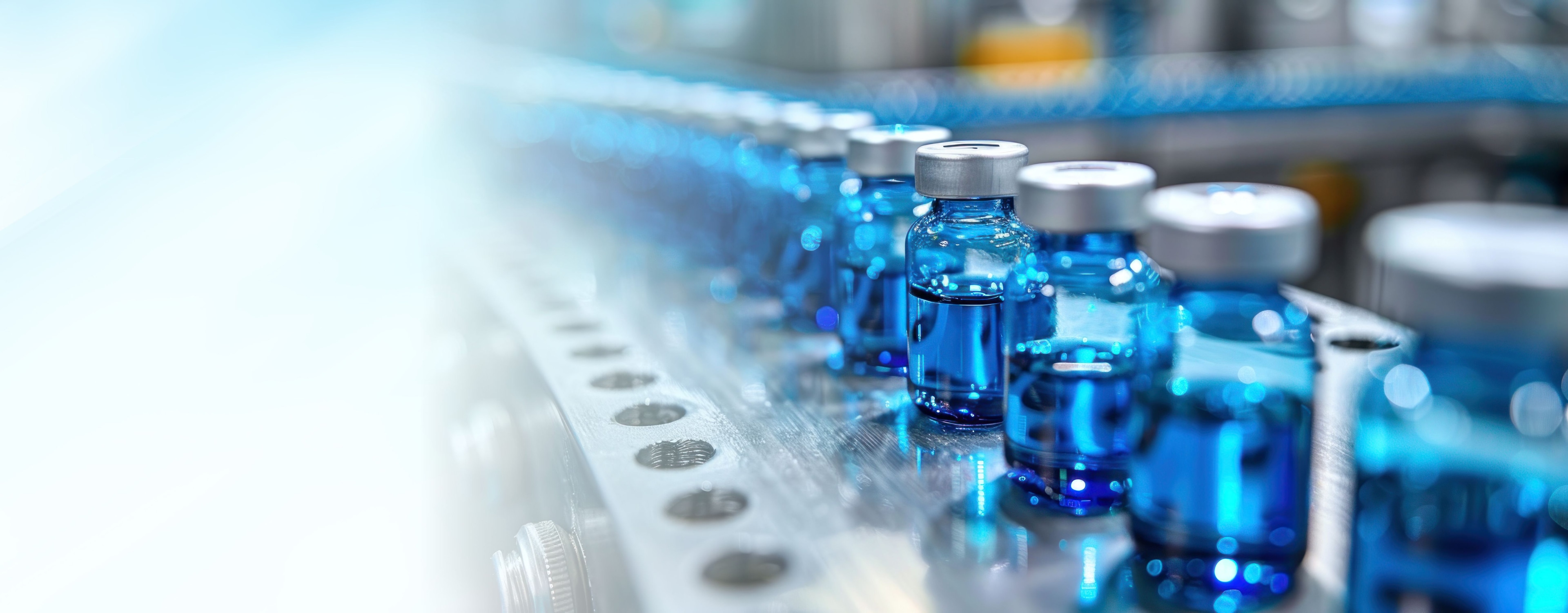 Viales farmacéuticos en un entorno científico